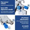 Giantz HVLP Air Spray Gun Gravity Feed Cup Nozzles Included