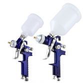 Giantz 2PC HVLP Air Spray Gun Gravity Feed Cup Nozzles Included