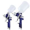 Giantz 2PC HVLP Air Spray Gun Gravity Feed Cup Nozzles Included