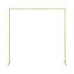 2M Backdrop Stand Wedding Background Decoration Party Flower Balloon Display Golden