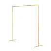 2M Backdrop Stand Wedding Background Decoration Party Flower Balloon Display Golden