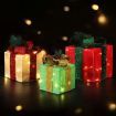 Jingle Jollys Christmas Lights 60 LED Fairy Light Gift Box 3pcs Decorations RGW