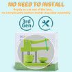 Button Maker Machine,3rd Gen Installation Free,DIY Pin Button Maker Press Machine Kit,Badge Punch Press Machine with Free 100pcs Button Parts&Magic Book
