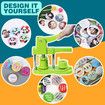 Button Maker Machine,3rd Gen Installation Free 25mm 1In DIY Pin Button Maker Press Machine Kit,Badge Punch Press Machine with Free 500pcs Button Parts & Pictures & Circle Cutter & Magic Book