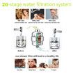 2Pcs Universal Shower Water Filter Cartridges with 20 Stage Reduces Chemicals and Chlorine