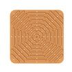 Silicone Chicken Coop Mats Nesting Box Liners Washable Reusable For Eggs Bedding Pads Color Brown