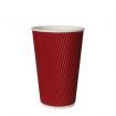 100 Pcs 16oz Disposable Takeaway Coffee Red