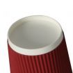 100 Pcs 16oz Disposable Takeaway Coffee Red