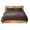 Luxury Bedding Two-Sided Quilt Cover with Pillowcase Queen Size Taupe