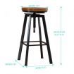 4x Bar Stools Industrial Kitchen