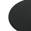 Side Table Vintage End Round Black
