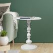 Side Table Bedside Table Vintage White