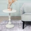 Side Table Bedside Table Vintage White