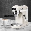 Coffee Maker Machine Espresso Milk White