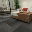 20x Carpet Tiles 5m2 Box Heavy Black