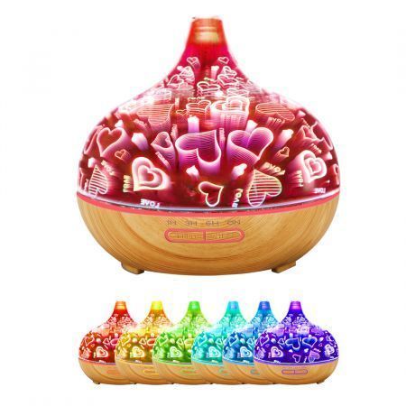 Aroma Diffuser Aromatherapy Ultrasonic Humidifier Essential Oil Purifier Heart