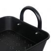 3 Tiers Kitchen Storage Trolley Black