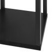 Floor Lamp Storage Shelf LED Black
