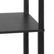 Floor Lamp Storage Shelf LED Black