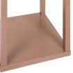 LED Floor Lamp with Storage Shelf Brown