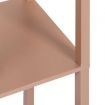 LED Floor Lamp with Storage Shelf Brown