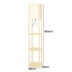 Floor Lamp LED Storage Shelf Khaki