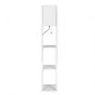 Floor Lamp Storage Shelf LED White