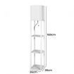 Floor Lamp Storage Shelf LED White