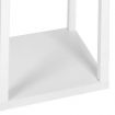 Floor Lamp Storage Shelf LED White