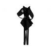 Camping Chairs Folding Arm Foldable Black