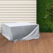 Outdoor Furniture Cover Waterproof Silver 10cm Extension
