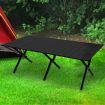 Folding Camping Table Portable Black