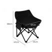 Folding Camping Moon Chair Lightweight Black