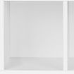 Kids Bookcase Toys Box Shelf White