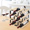 Timber Wine Storage Rack Wooden 12 Bottle