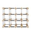 Timber Wine Storage Rack Wooden 20 Bottle