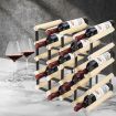 Timber Wine Storage Rack Wooden 20 Bottle