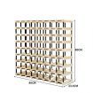 72 Bottle Timber Red Wine Rack