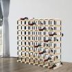 72 Bottle Timber Red Wine Rack