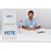 12 Pack Raffle Box Donation Box for Fundraising,Ballot Box Cardboard Box with Slot for Ticket and Removable Header Charity Box for Collecting Business Card Voting Contes,6 x 6 x 6 Inch