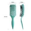 Curl Defining Brush for Curly Hair, Vented Hair Brush, Curly Hair Brush Defining, Define Styling Brush for Curly Hair, Shaping and Defining Curls for Women, Green, 1PC