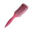 Curl Defining Brush for Curly Hair, Vented Hair Brush, Curly Hair Brush Defining, Define Styling Brush for Curly Hair, Shaping and Defining Curls for Women, Pink, 1PC