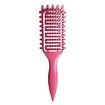 Curl Defining Brush for Curly Hair, Vented Hair Brush, Curly Hair Brush Defining, Define Styling Brush for Curly Hair, Shaping and Defining Curls for Women, Pink, 1PC