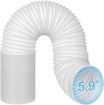 5.9Inch 150mm Length up to 2M Portable AC Air Conditioner Hose Anti-ClockwiseSupport Counter-Clockwise Thread