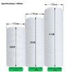 5.9Inch 150mm Length up to 2M Portable AC Air Conditioner Hose Anti-ClockwiseSupport Counter-Clockwise Thread