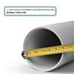 5Inch 130mm Length up to 2M Portable AC Air Conditioner Hose Anti-ClockwiseSupport Counter-Clockwise Thread