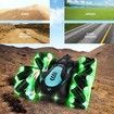 Gesture Sensing RC Stunt Car with Light, 2.4G 4WD Hand Controlled Gravity Remote Control Car Toy with 360 Degree Flips Car for Boys Age 6 and Up, Black