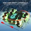 Gesture Sensing RC Stunt Car with Light, 2.4G 4WD Hand Controlled Gravity Remote Control Car Toy with 360 Degree Flips Car for Boys Age 6 and Up, Black