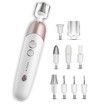 Professional Manicure Pedicure Kit,Cordless Electric Nail File Set, 5 Speeds Electric Nail Drill Machine,Rechargeable Pedicure Tools for feet,Toe Grinder Kit