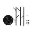 Coat Rack Hat Clothes Stand Hanger Black